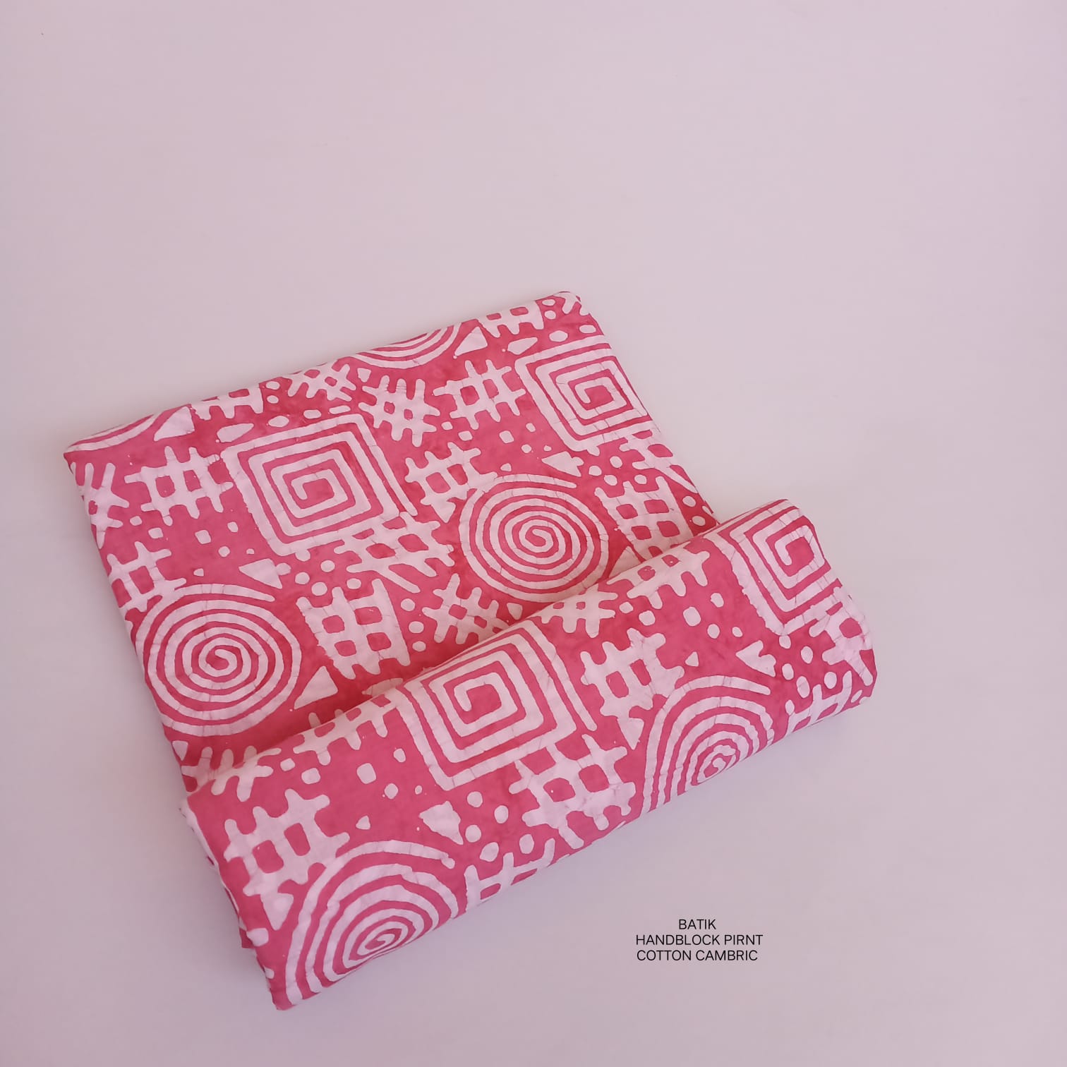 Pure cotton batik fabric wholesale in pink, handcrafted batik print fabric for boutique, designer & bulk buyers – Fabtexs